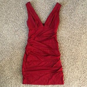 Short red cocktail dress 💃🏼
